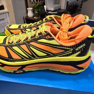 Hoka One One Mafate Speed 2 Electric Tangerine Mens Size 12 Sneakers Shoes NEW